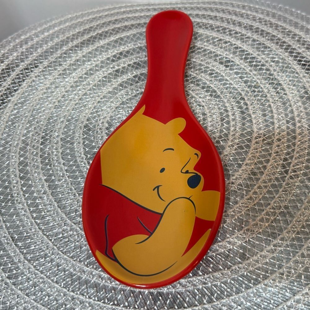 Disney Winnie The Pooh Spoonrest Red and Yellow NWT